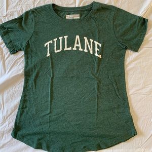 Ladies Tulane University T Shirt NWOT